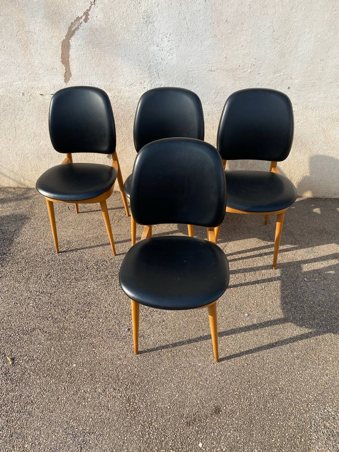 Set de 4 chaises pégase baumann