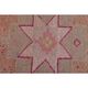 Vintage Turkish Hand-Knotted Wool Cotton Pink Runner Rug 102x300