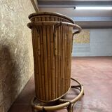 Rattan and bamboo bar