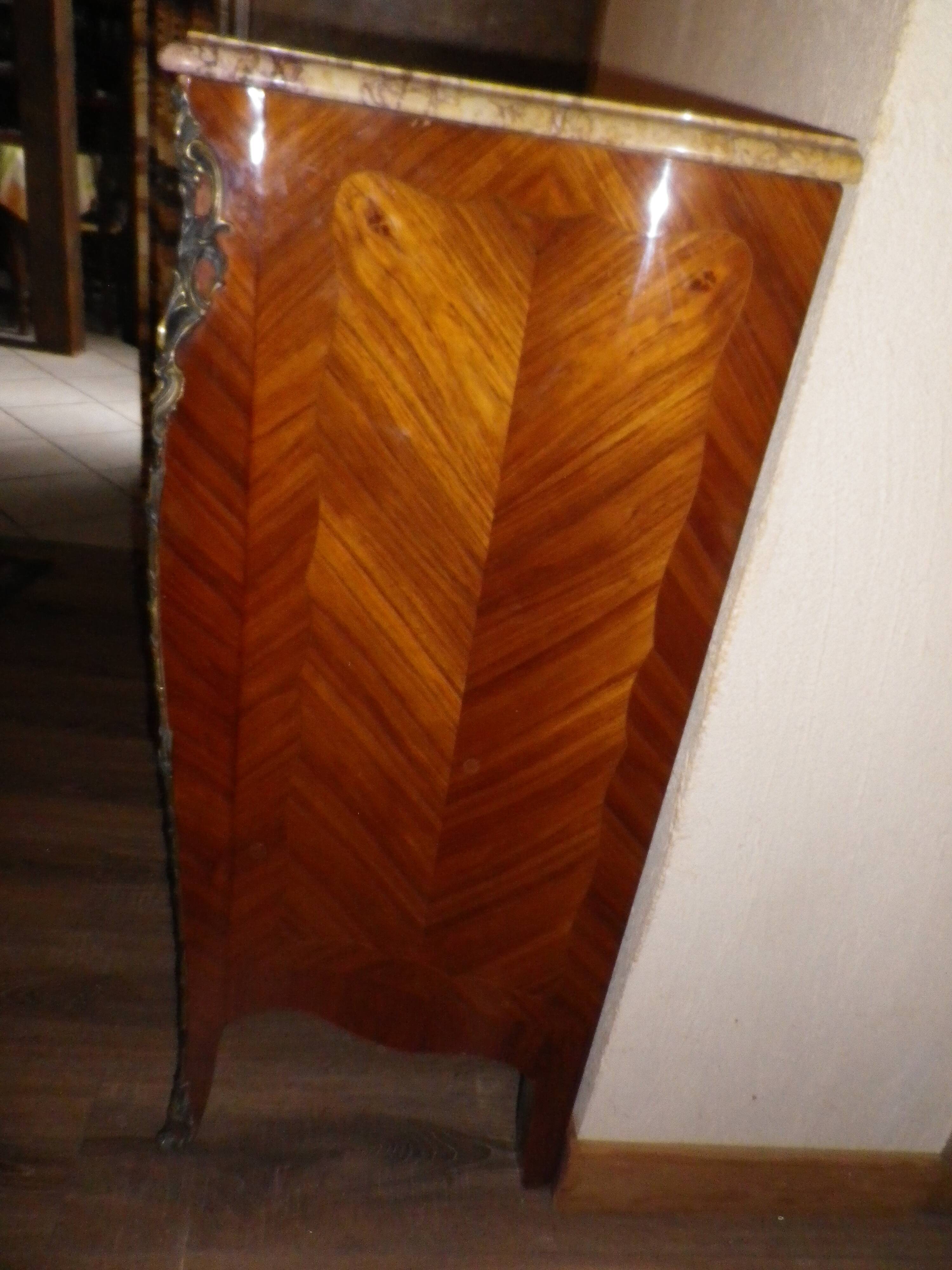 2-door marquetry cabinet