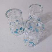 3 verres gondolo sérigraphie Vintage