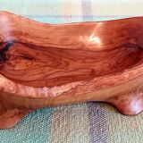 70's olive wood cut