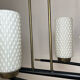 Arlus four-light chandelier