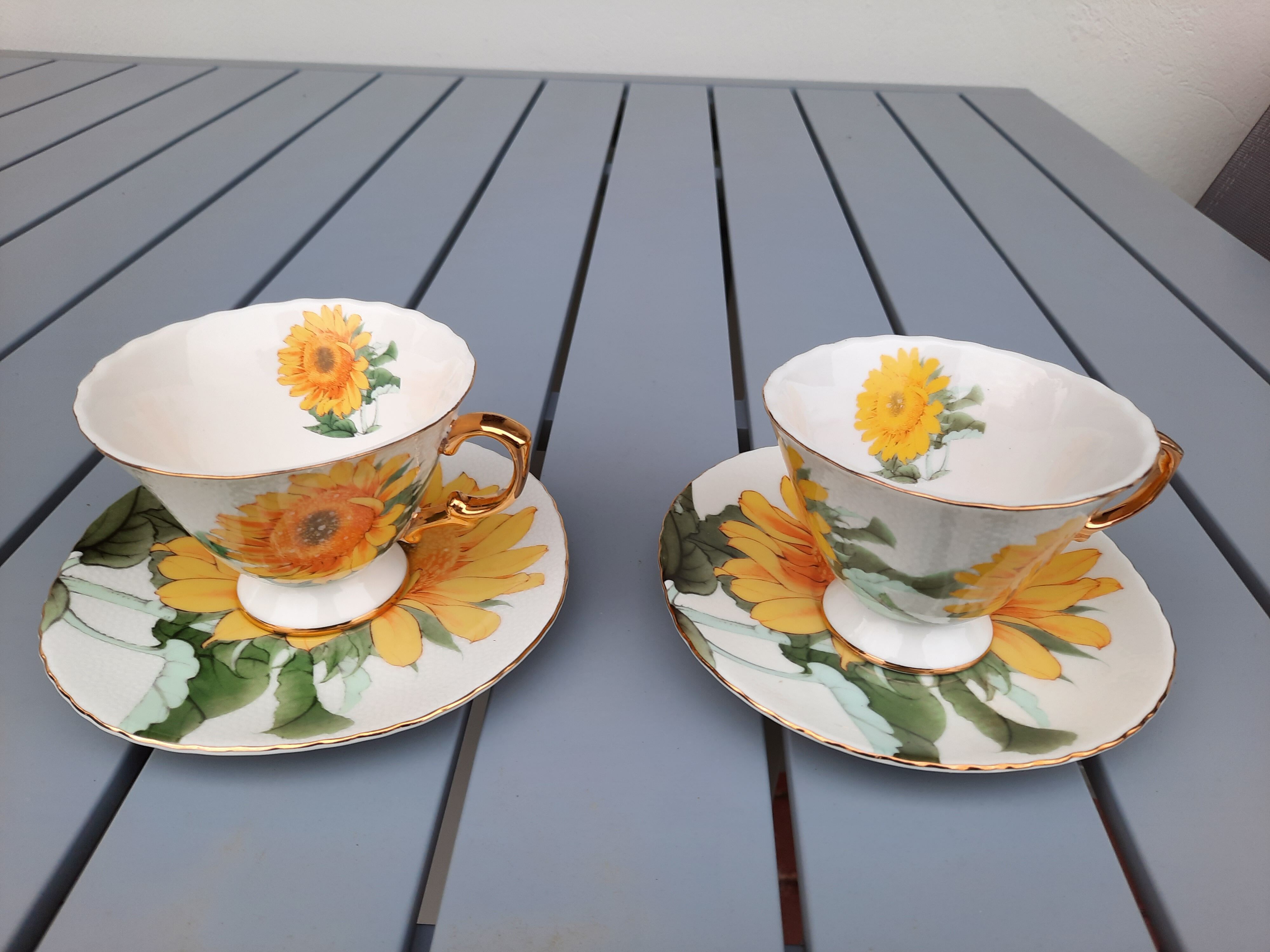 Pair of porcelain cups