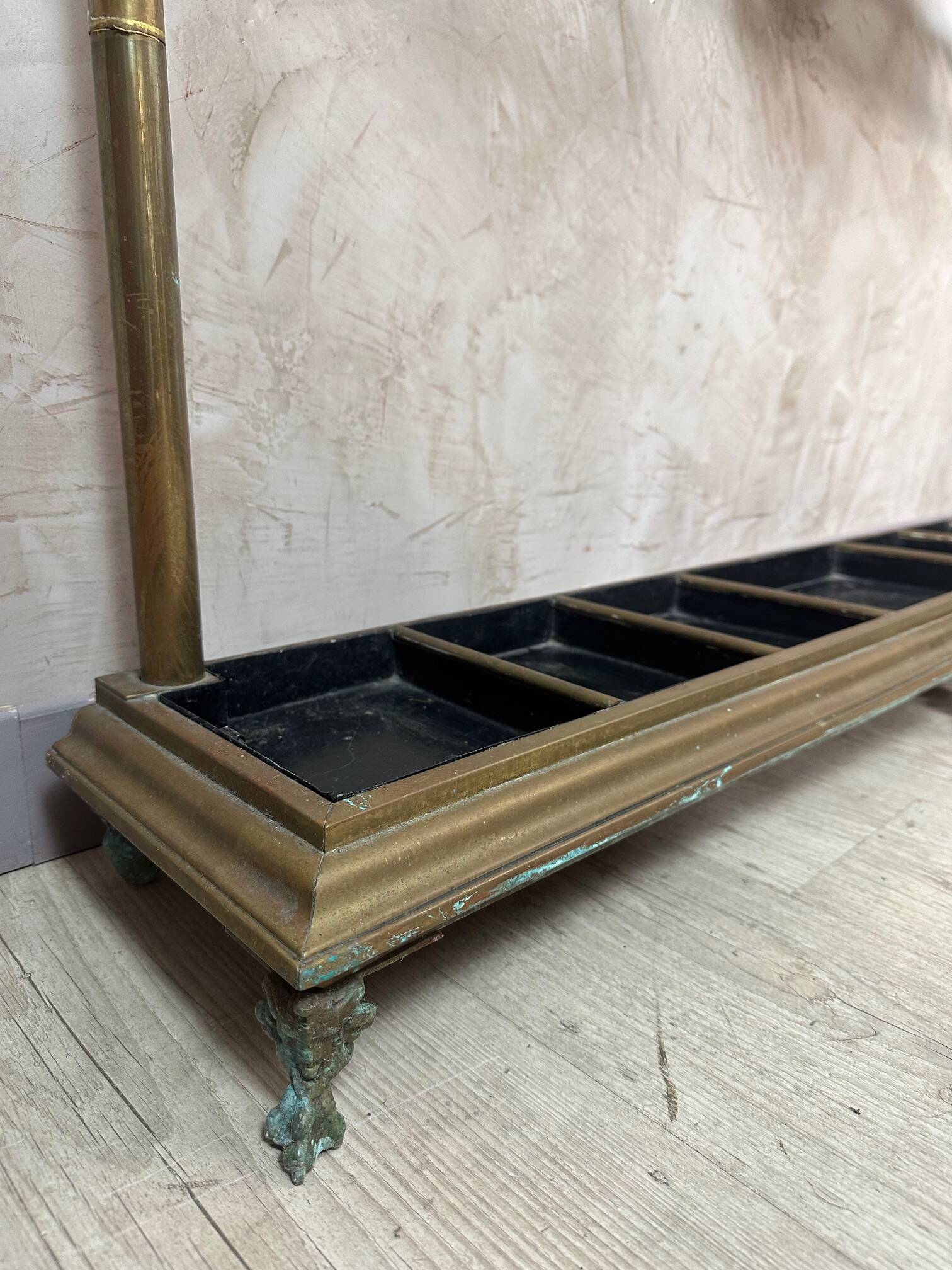 Grande patère 1900 en laiton