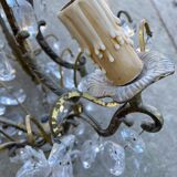 Chandelier cage bronze grapevines
