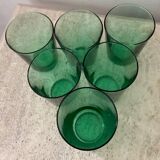 Series 6 mint green water glasses