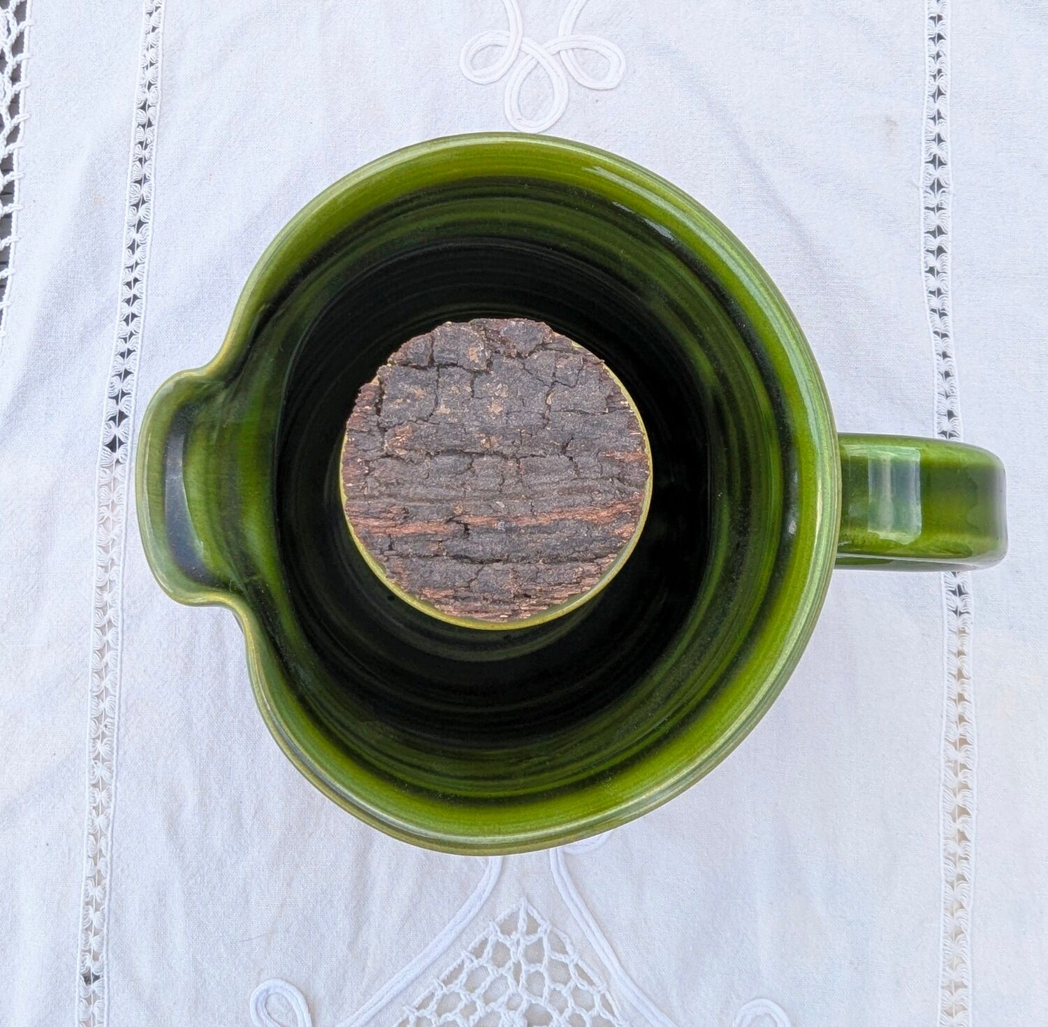 Pichet refresher ceramic signed la draille anduze - rosé pottery