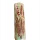 Vase rouleau fond vert midcentury, La Poterie PÉrigourdine