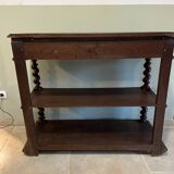 Console or turned wooden service table