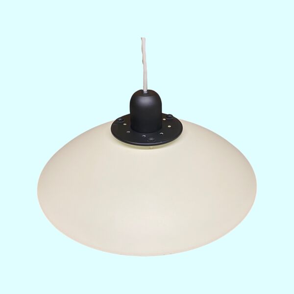 Suspension vintage couleur blanche  danoise des années 70