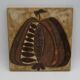 Vintage Vallauris ceramic tile