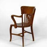American oak office armchair, USA, circa 1900