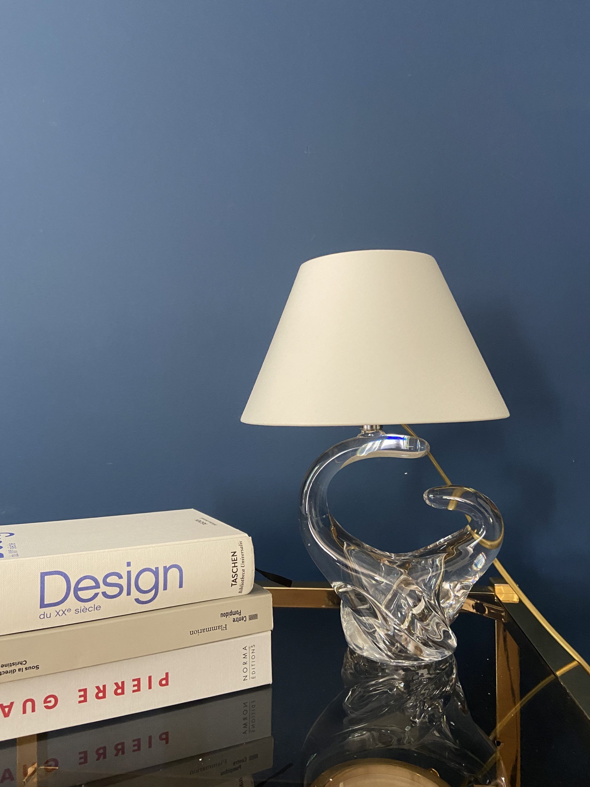 CRYSTAL FOOT TABLE LAMP