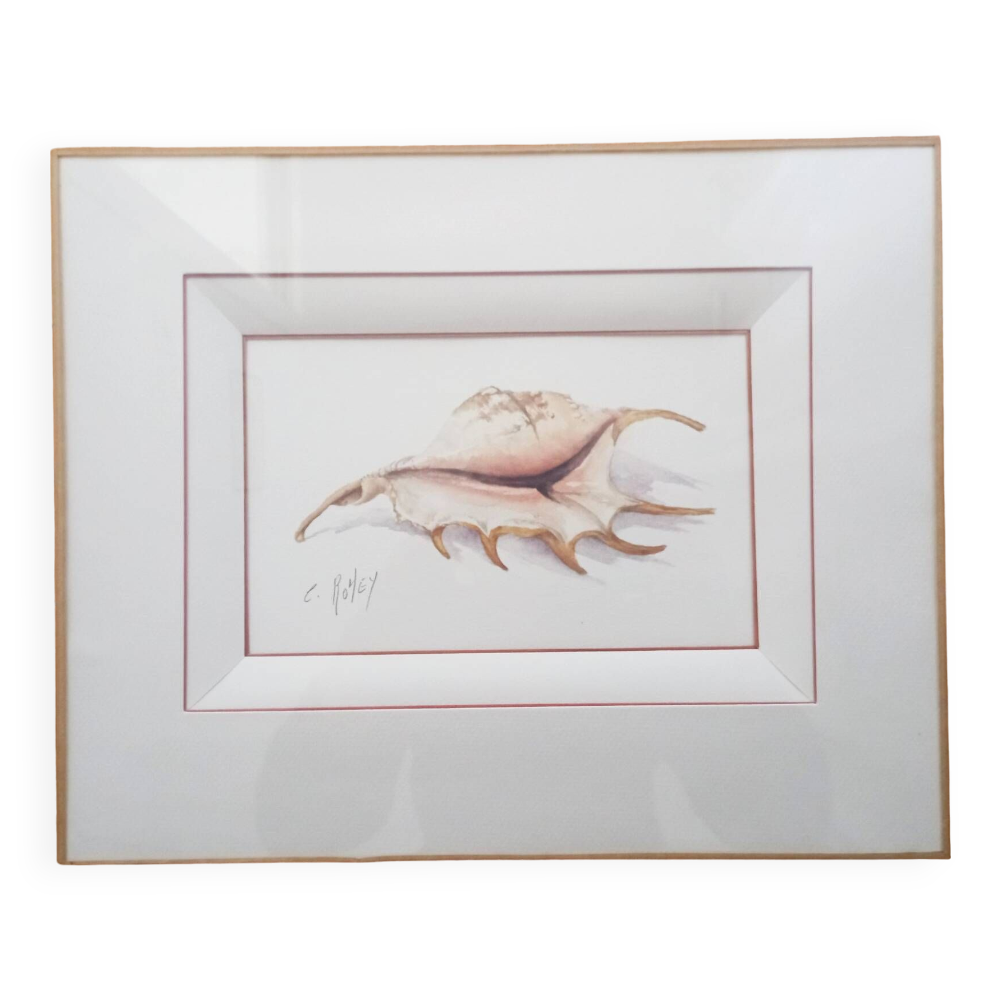 Watercolor signed Romey