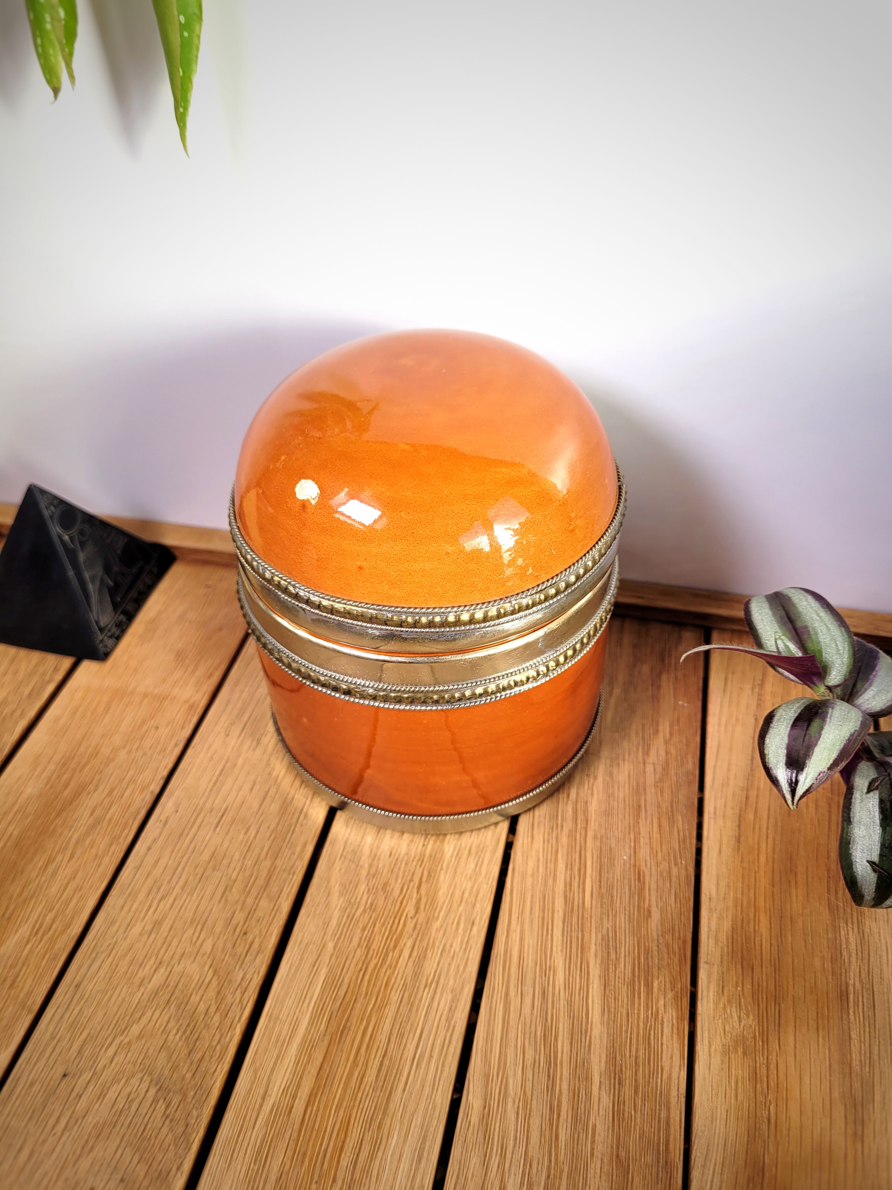 Moroccan ceramic box