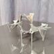 Set of four Space Age modular candlesticks, Hammonia Motard, Germany, 1970s