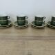 Apilco, set of 2 cups and saucers, Parisian bistros