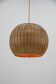 Mid-century wooden veneer pendant, uluv, 1960s