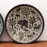 Decorative plates by Stefan Kniat 60s