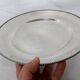 Round table service table tray Silver metal punch WMF