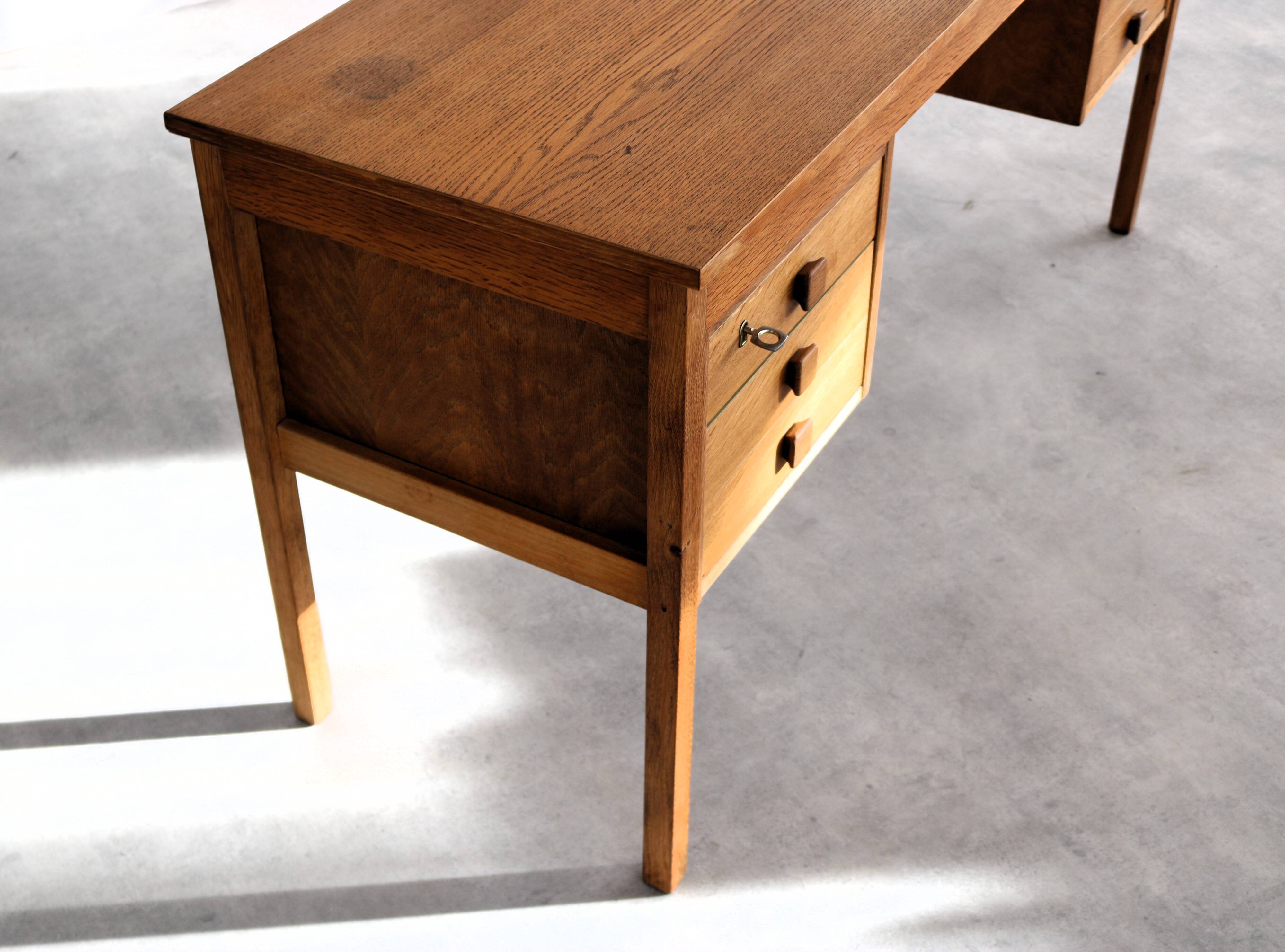 vintage desk | office | oak | 60s | danish