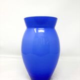 Cobalt blue opaline vase