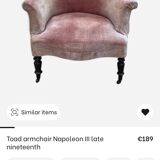 Napoleon III Toad Armchair