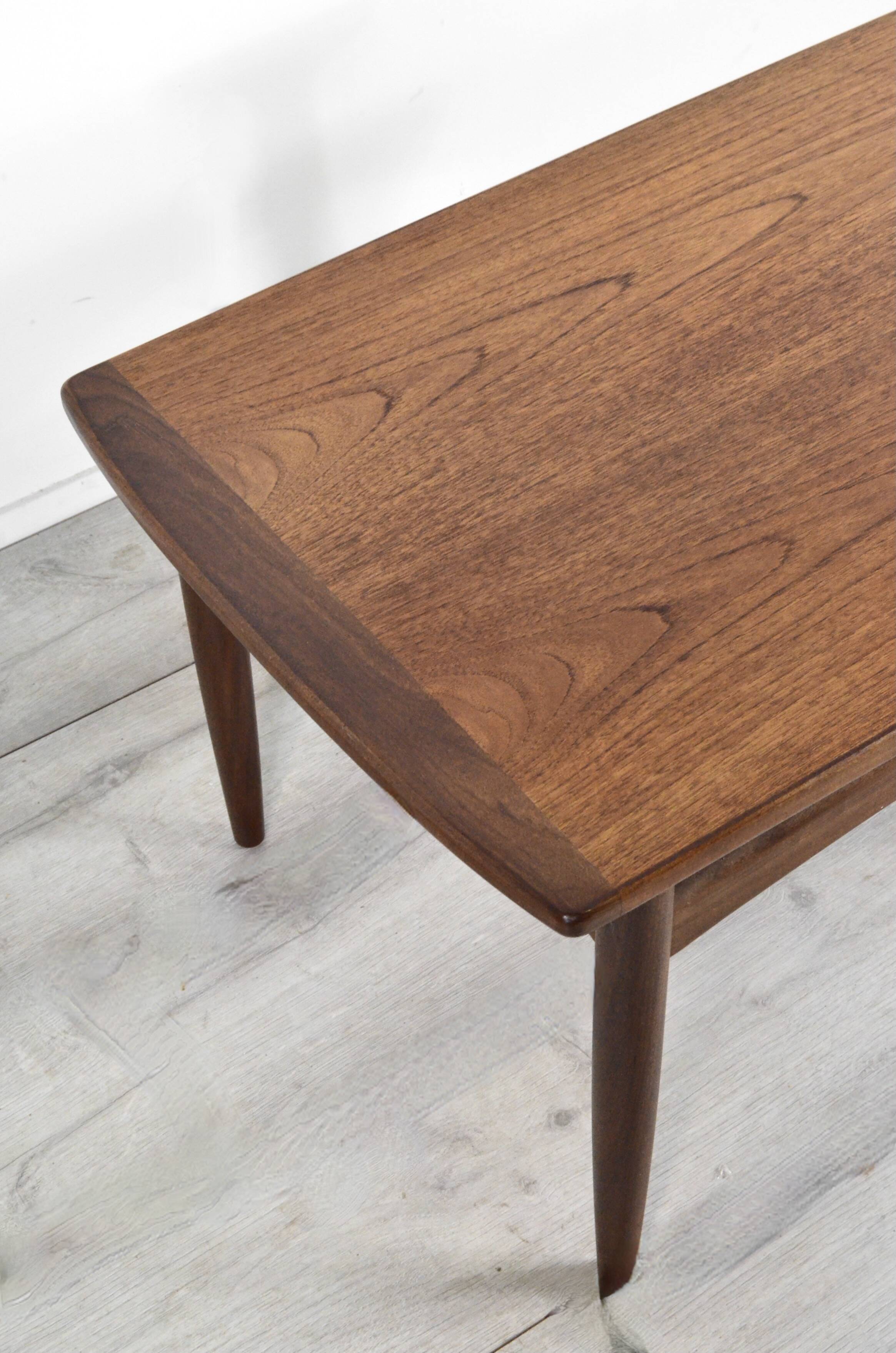 Midcentury Coffee Table In Teak And Afromosia By G Plan. Vintage Modern / D