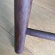 Folding wooden stool