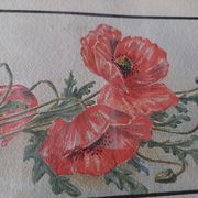Watercolor bouquet of flowers, first half of the 20th century