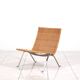 PK 22“ lounge chair in rattan by Poul Kjaerholm for E. Kold Christensen