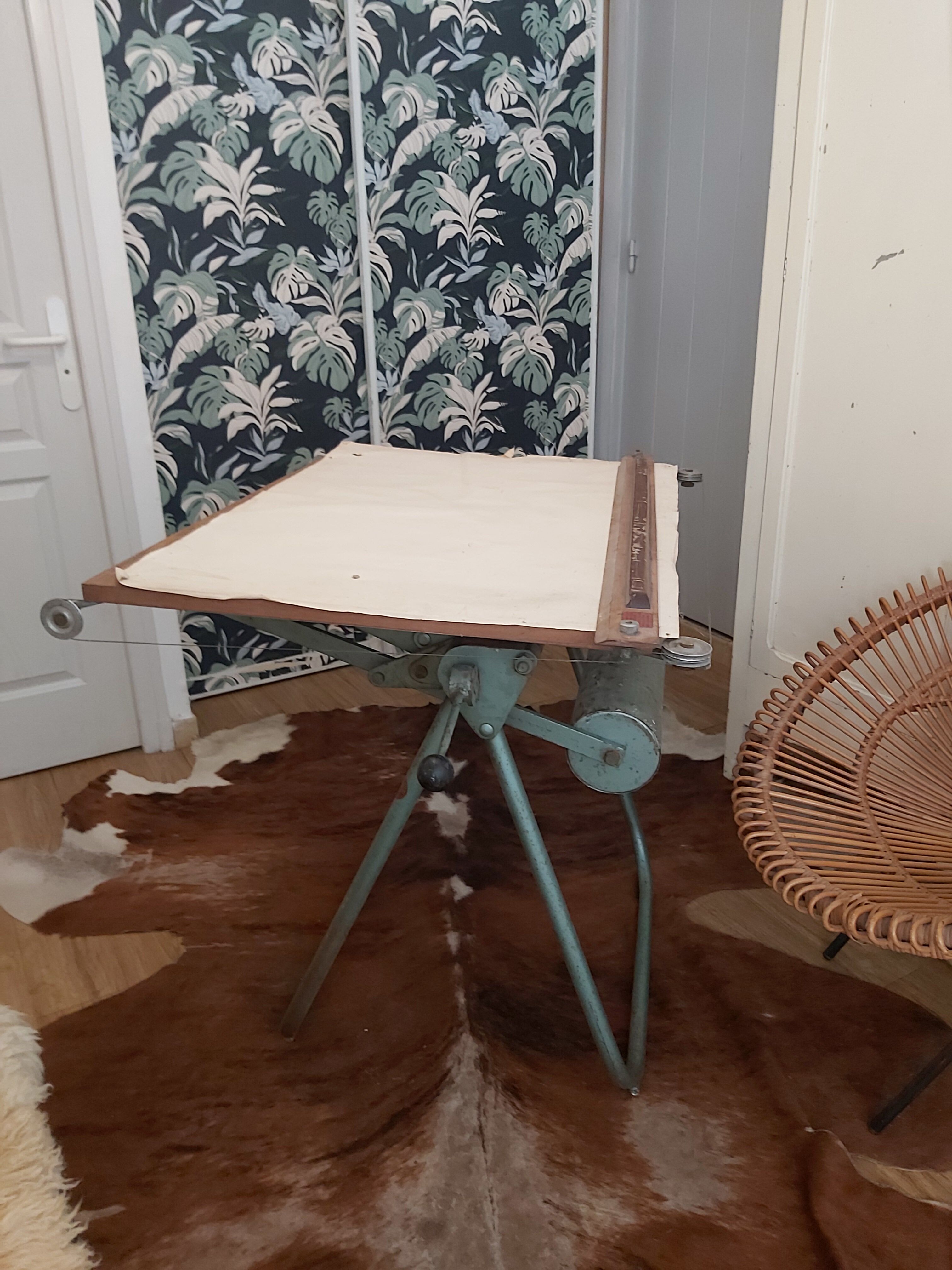 Heliolithe 1950s drawing table