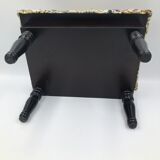 Foot rest chest studded fabric vintage studded