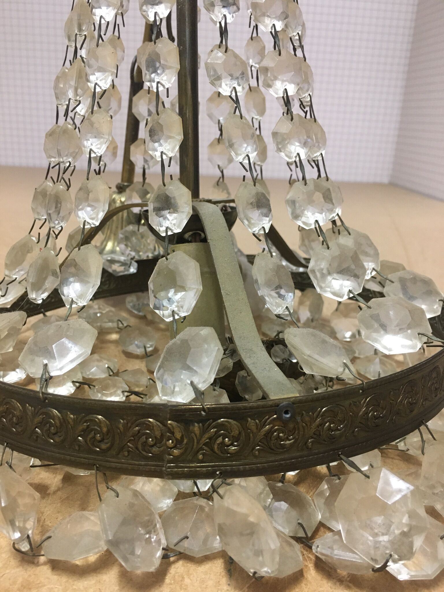 Balloon chandelier with stamps