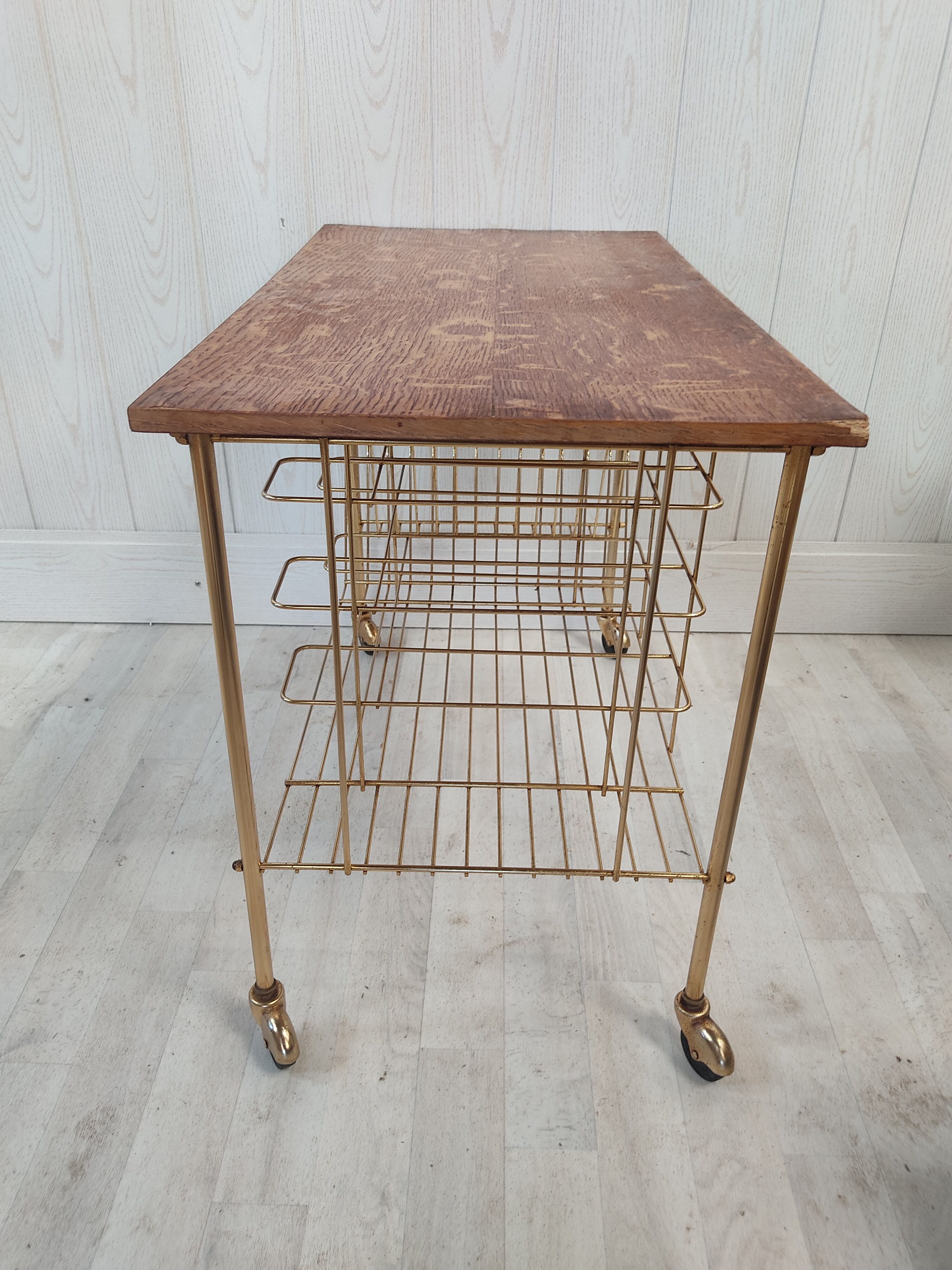 Table porte tourne disques et vinyles