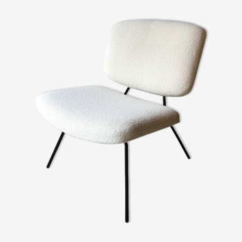 Pierre Paulin CM 190 chair for Thonet with Lelièvre fabric