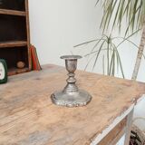 Vintage pewter candle holder