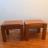 Pair of bedsides Regain elm
