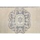 Vintage Turkish Oushak Handmade Wool Cotton Beige Runner 74x285