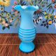 Blue opaline vase