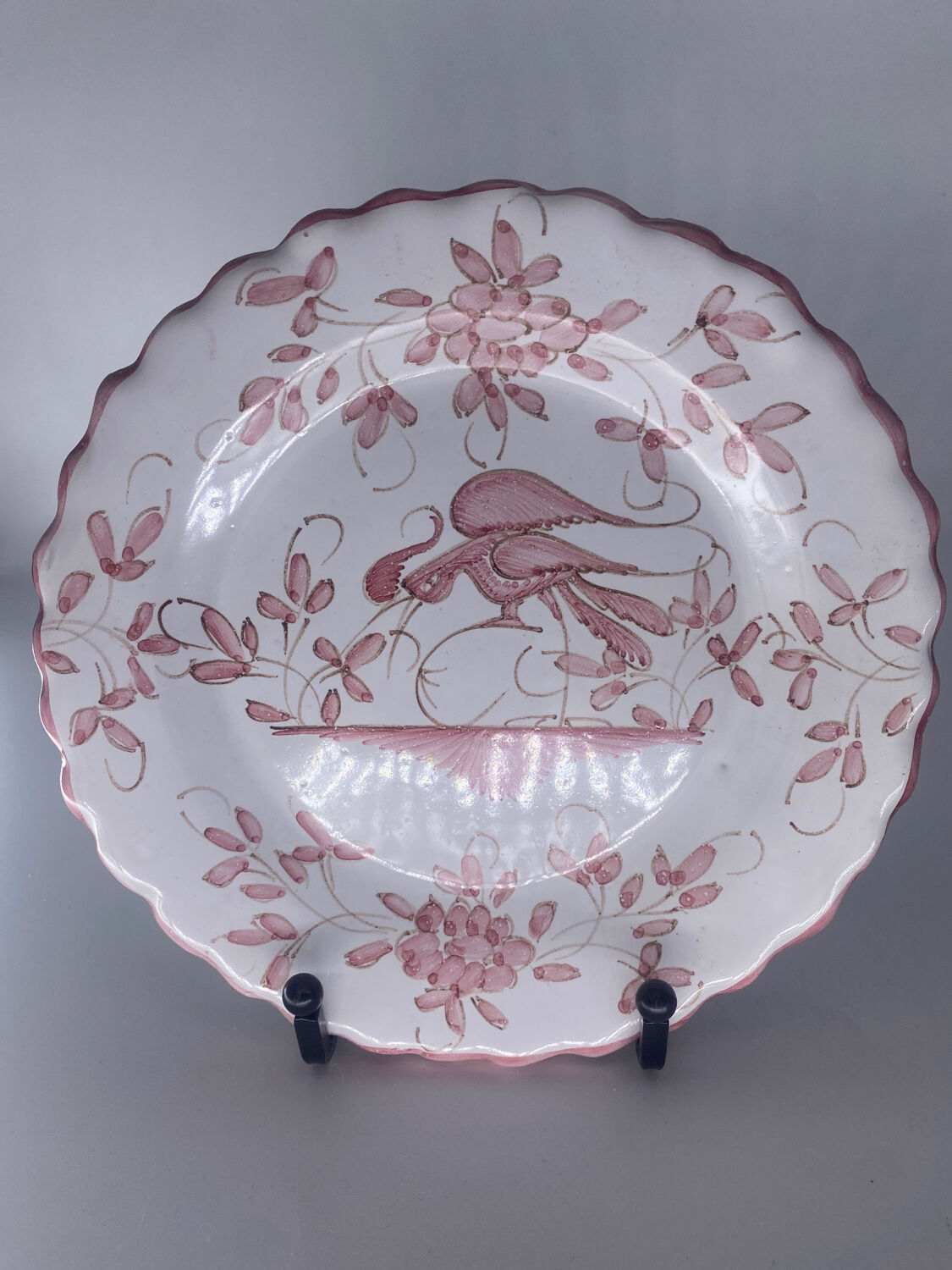 6 antique earthenware plates Martres Tolosane Jodra