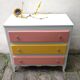 Tricolour dresser