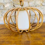 Vintage rattan pendant lamp
