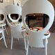 set of 2 restored Baumann Mouette chairs