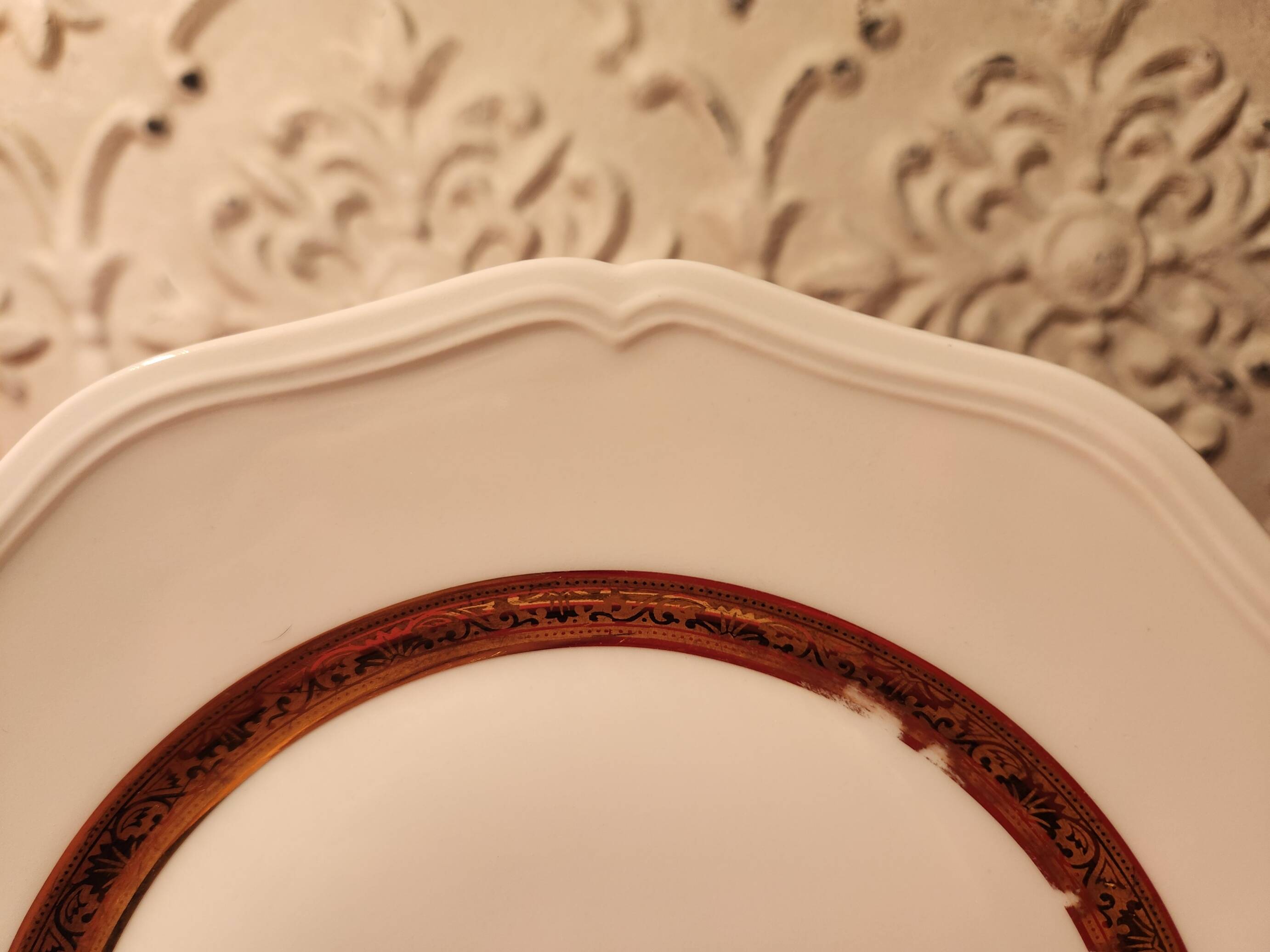 6 Raynaud Limoges porcelain dinner plates