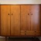 Vintage teak wardrobe from the 60s