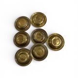 Lot de 7 Coupelles Vintage en Laiton – Déco Bohème & Vide-Poches