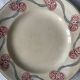 Series of 8 dessert plates 1900 in Longwy earthenware