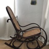 Rocking chair caned